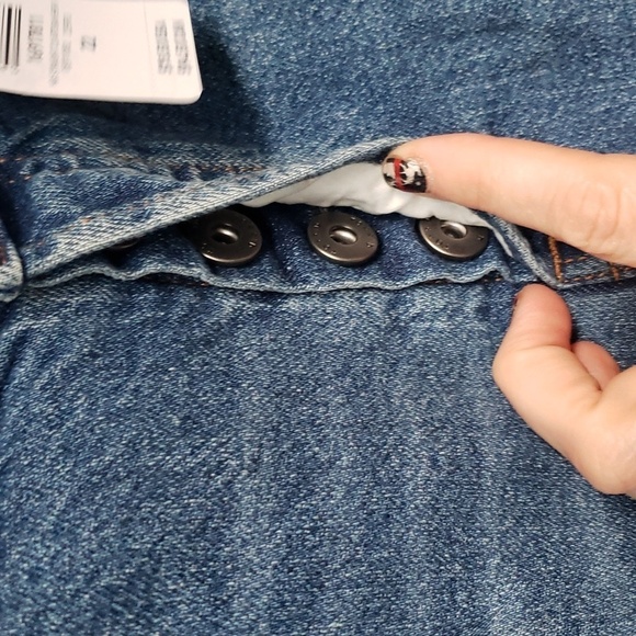 TORRID Mom Straight Vintage Stretch High-Rise Button Fly Jeans 22 new nwt - Picture 9 of 16